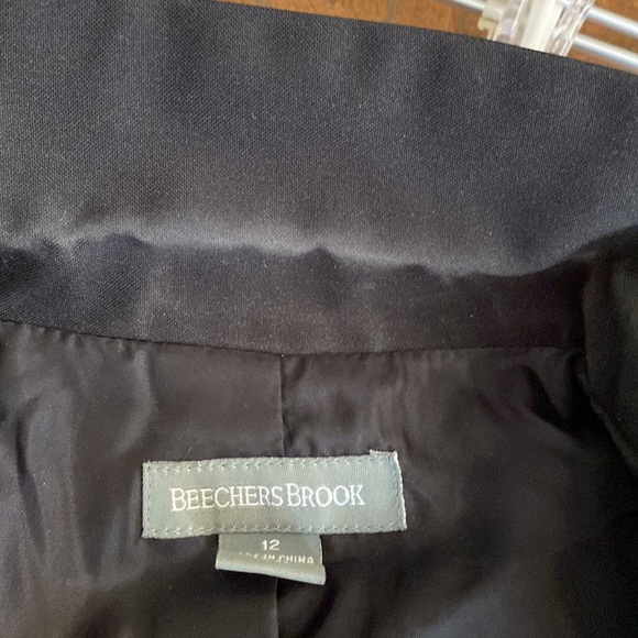 Beechers Brook Classic Black Blazer - size 12 - Picture 8 of 8